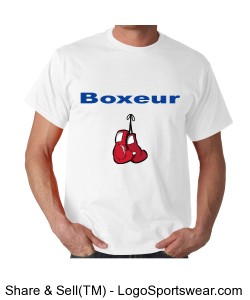 T-Shirt Boxe Quebec Design Zoom